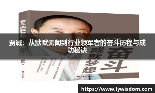 贾诚：从默默无闻到行业领军者的奋斗历程与成功秘诀